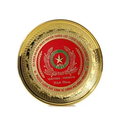 Gwobrau 3d Plât Coffaol Plat Aur Addurniadol