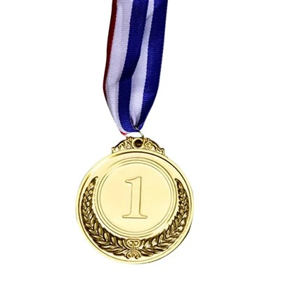 Medal Aur Custom gyda Rhuban